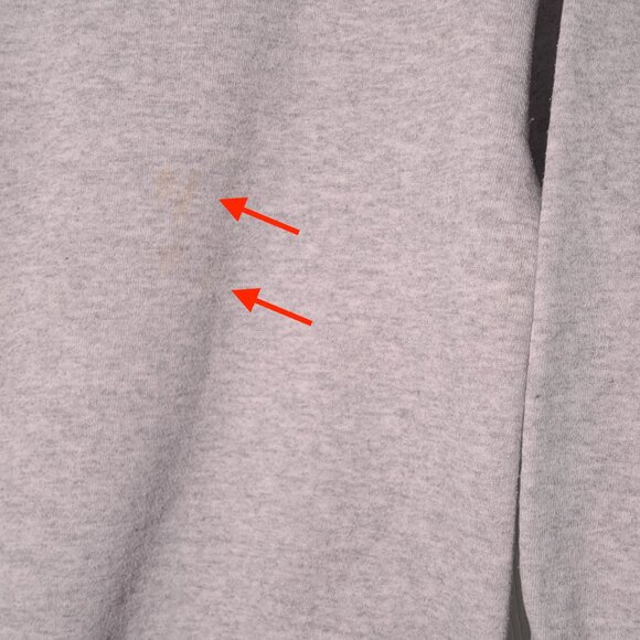 VINTAGE Busch Gardens: Extinction Is Forever USED Sweatshirt (STAINING, S, Gray) - Picture 8 of 9